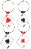 Aces - playing card charms