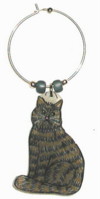 Tabby Maine Coon Cat Charms