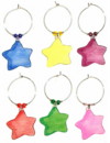 colorful star charms