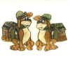 k9 army dog earrings