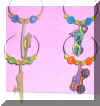 transportation themed wine charms