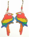 parrot earrings