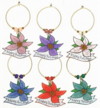 Poinsetta charms