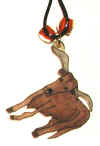 bull waterbottle charm