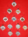 12 Days of Christmas Wineux wine charms