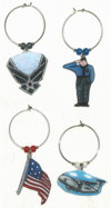 air force charms