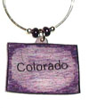 Colorado wine charm