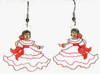 flamenco dancer earrings