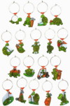 golfing Turtle Charms