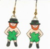 leprechaun earrings