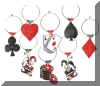 poker card symbols on charms