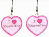 scrapbooking earrings