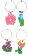 spring flower charms